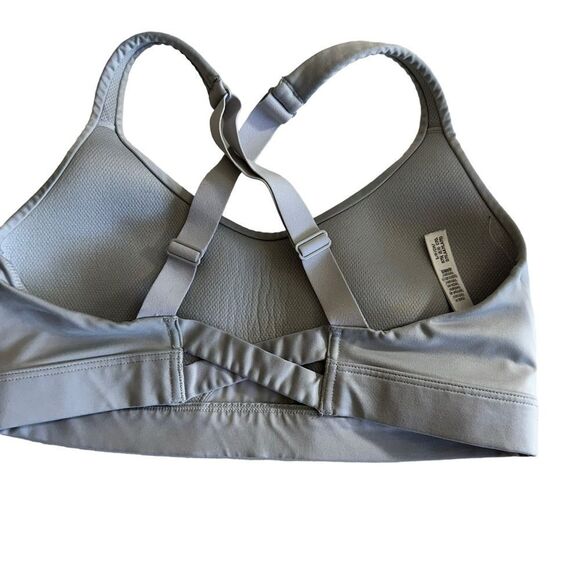 Victorias Secret Gray Low Impact Athletic Racerback  Bra Size Small - Picture 3 of 8